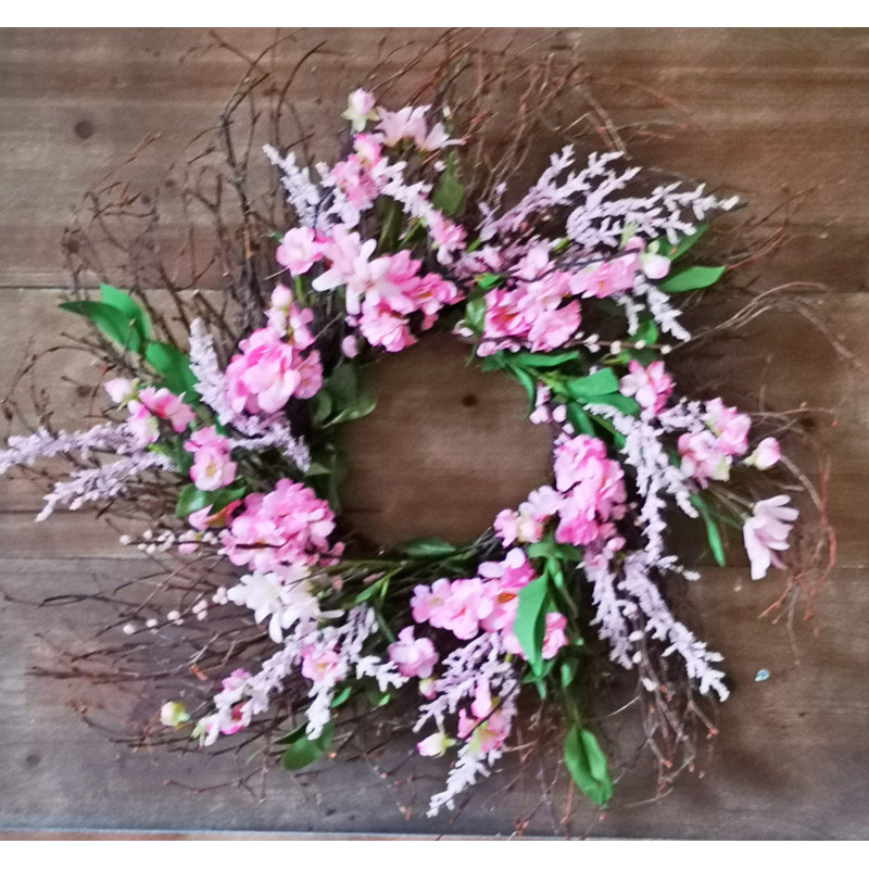 Couronne en soie/mousse 26" blossom