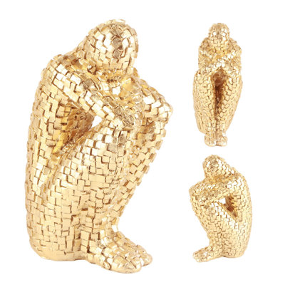 Nordic résine caractère statue sculpture ornements pour bureau à domicile étude salon décoration