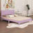 Retro Style Bed with Rectangular Headboard-100010923-100010922