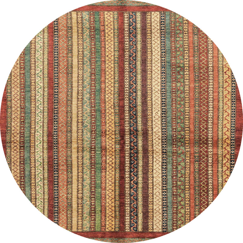 Abstract Indoor Rug, Round 7'