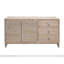 Console 3 tiroirs 2 portes Domen