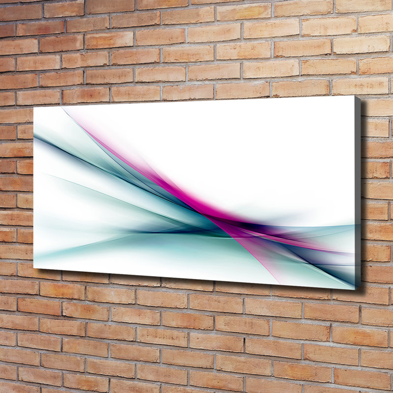 Waves Abstraction - Wrapped Canvas Print