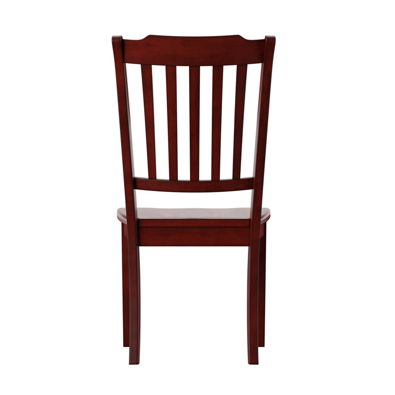 Fortville 78" Solid Wood Oak Finish Top Dining Set With Spindle Back Chairs - 6-Piece, Antique White Base Table, Antique Red Base Chairs And Bench