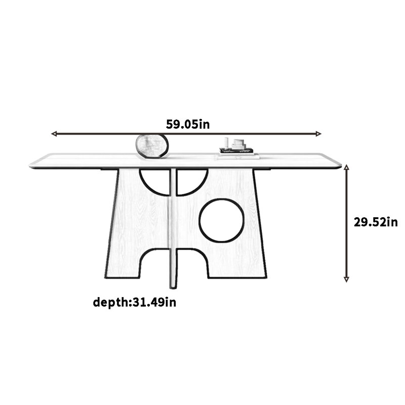Sepanek, H 29,52 po x L 59,05 po x l 31,49 po