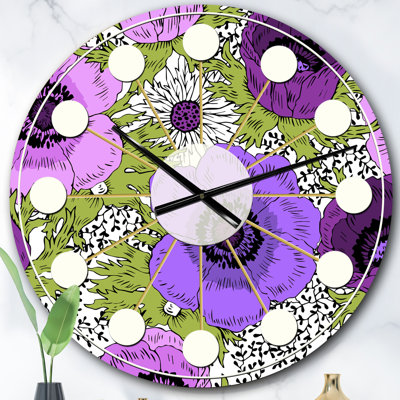 Horloge murale Mid-Century