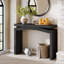 Console de 39,4 po avec plateau de table de 1,97 po d'épaisseur et petite console d'entrée pour le couloir, le vestibule, le salon-513791608-516670317