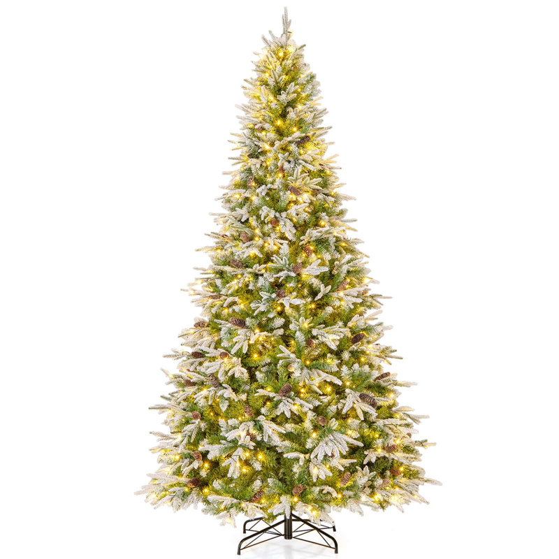 Arbre de Noël artificiel à charnières, 9'