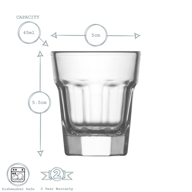 45 ml Shot Glass, 6