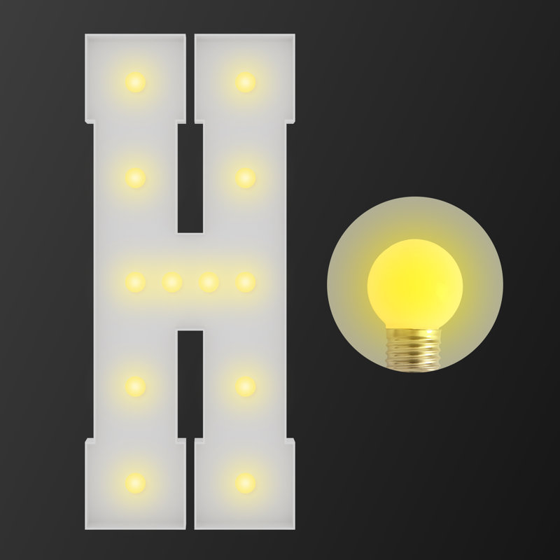 Enseigne lumineuse DEL sans adhésif avec fixation autoagrippante - Décoration murale réutilisable pour la maison, le mariage, les affaires, pas de ruban adhésif, ni de colle