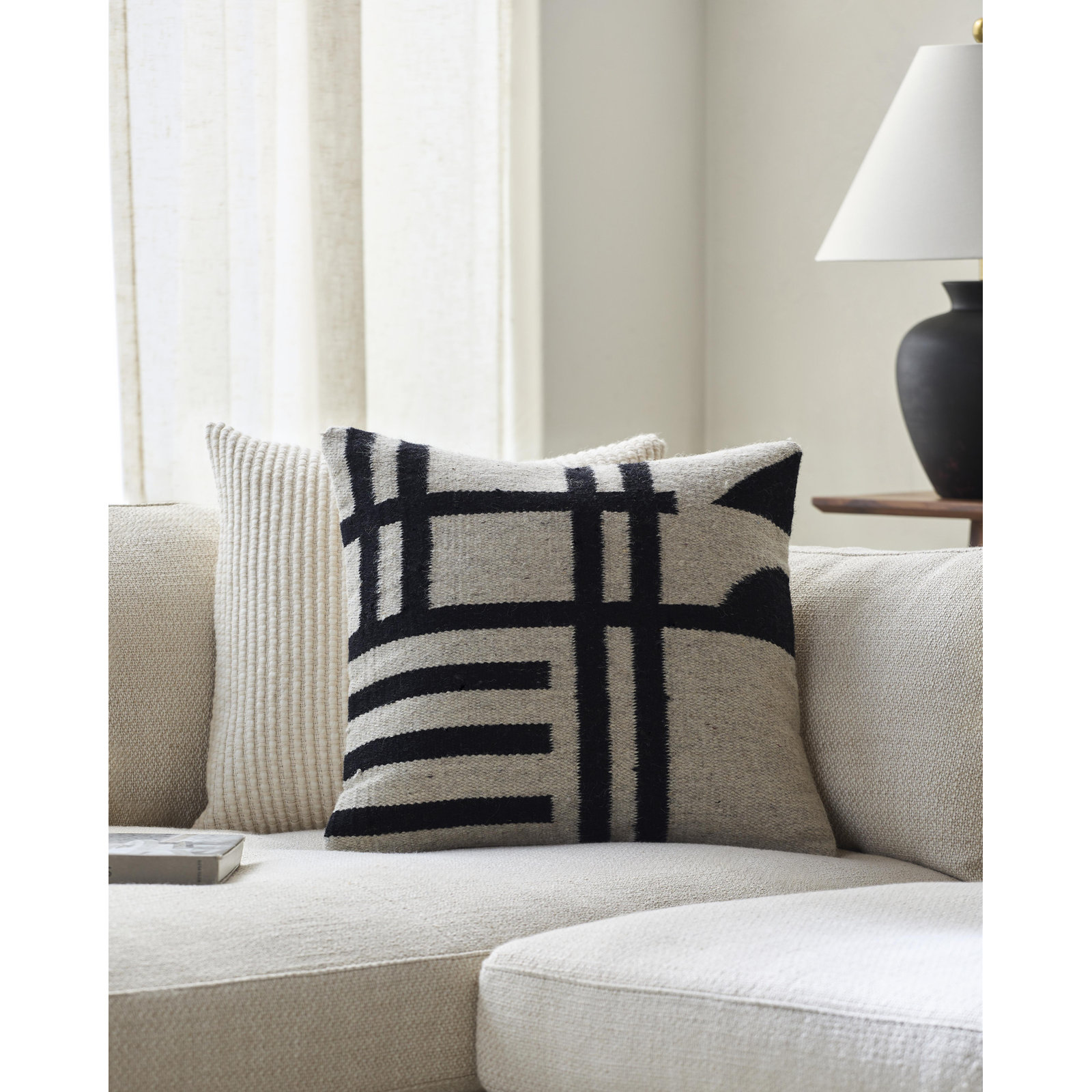 Garold Throw Pillow, 20" x 20", Down
