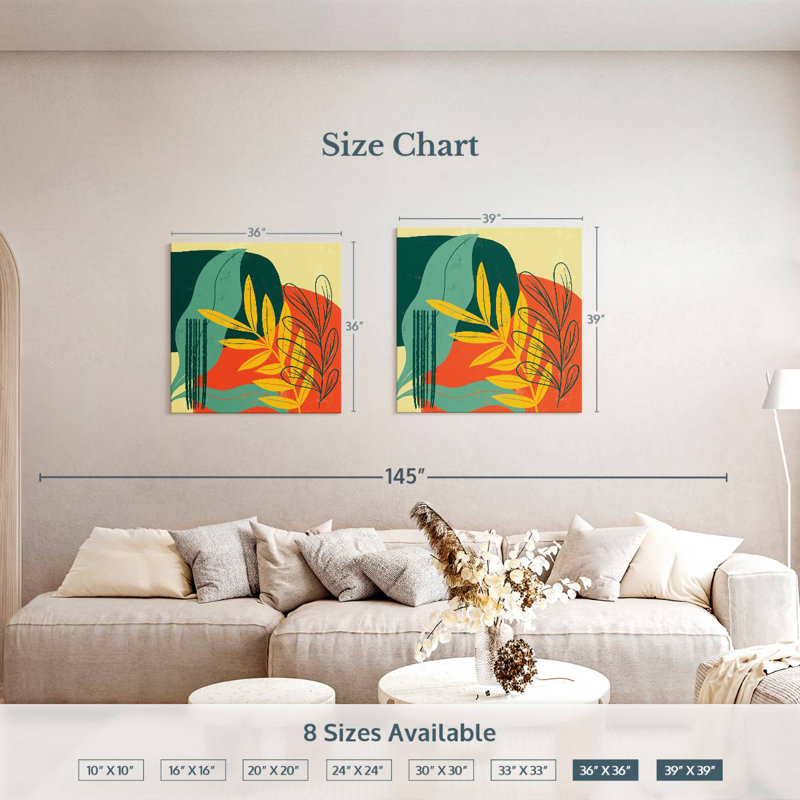 Harnek Mid-Century Modern II, 39" H x 39" W