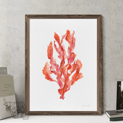 Reproduction d’art sur toile, "corail varech ii" par paul cezanne-cadre photo
