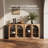 3-Piece Modular Sideboard Set - C+2A - Camel-1067930236
