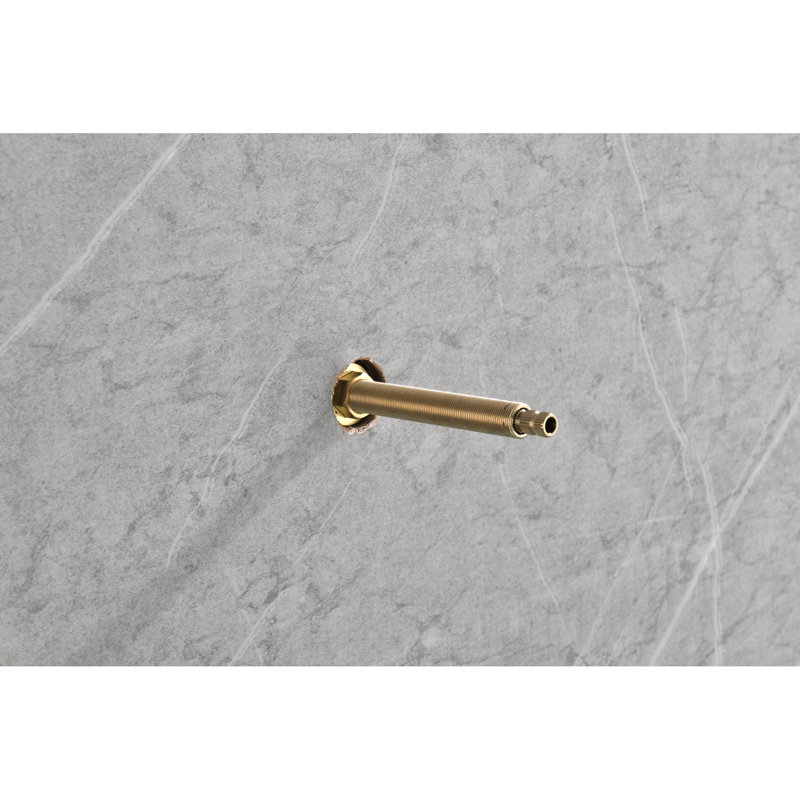 Valve de contrôle de douche en métal coulé 3/4 "noir mat, haut débit avec laiton et poignée réglable pour un débit d'eau constant, une intensité, un volume de fabrication de température