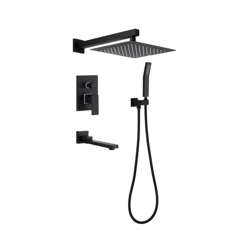 Système de robinet de douche, système de douche à pression équilibrée 10 po et robinet de douche avec valve à pression équilibrée
