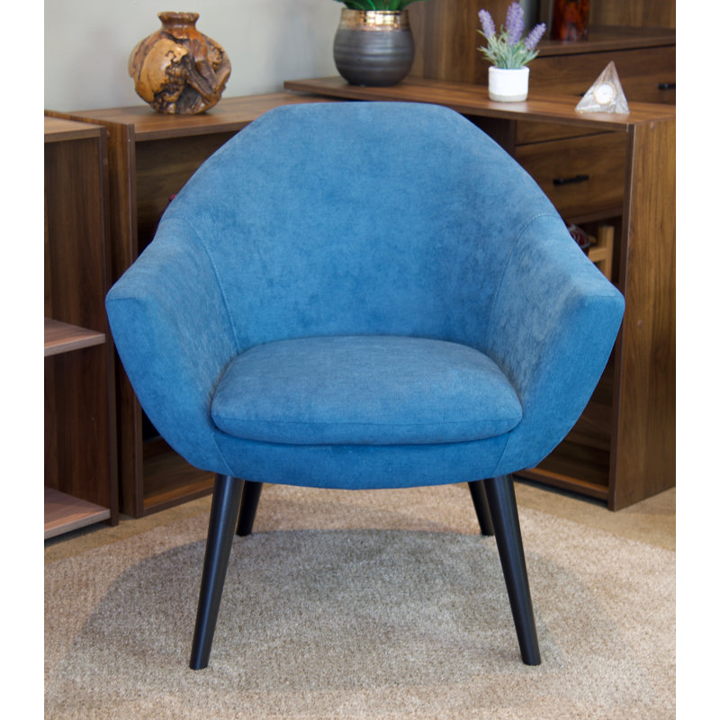 Gipson Upholstered Armchair, Blue
