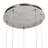 - Light Sparkle Silver LED Geometric Pendant