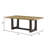 Caramel And Cocoa Trestle Dining Table