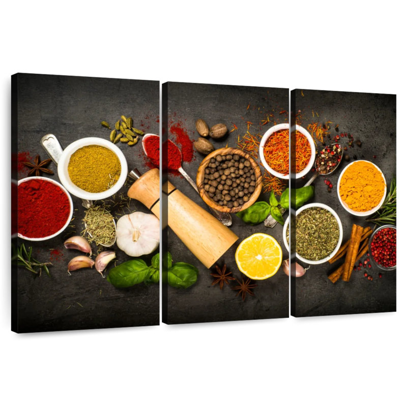 Yarlin Dried And Fresh Spices, 36" H x 57" W
