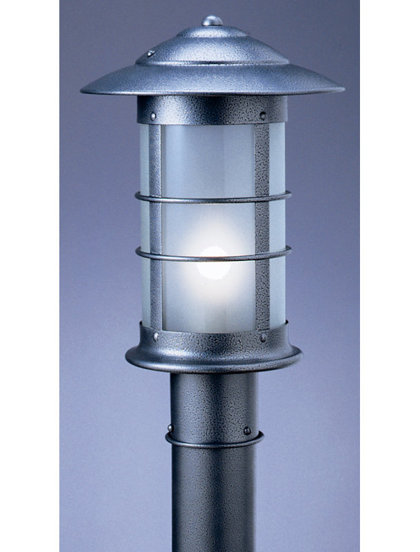 Newport Lantern Head, 15.13" H x 9.25" W x 9.25" D, Bronze, Frosted