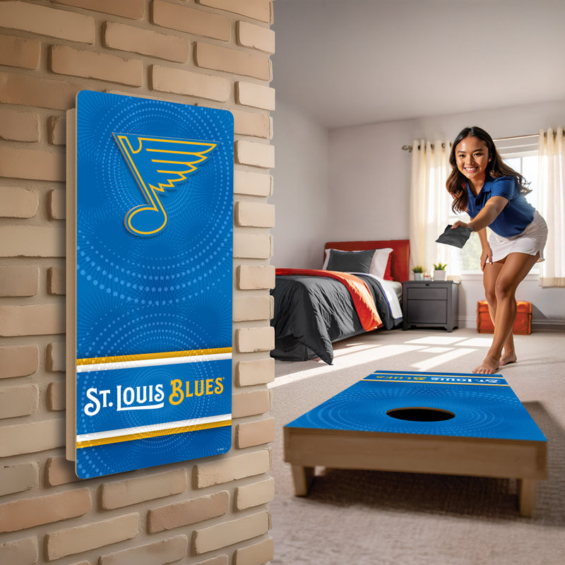Blues Mini Wall Hanging Cornhole