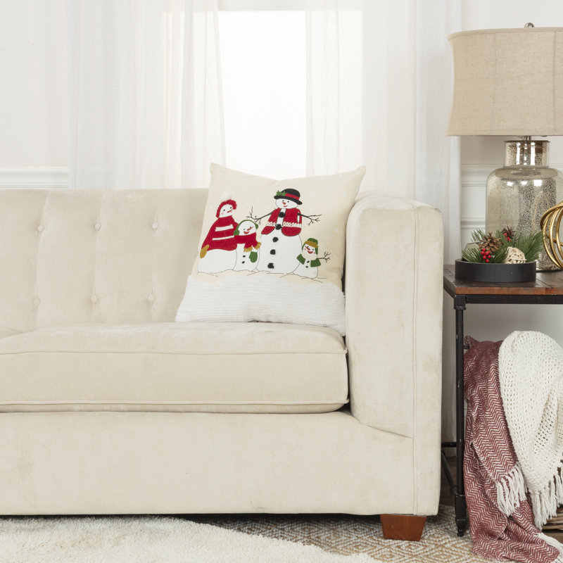 Coussin décoratif Snow Family Holiday