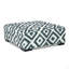 Upholstery Ottoman Transitional Style With Wooden Legs Solid Wood Structure Gun Metal / Ivory