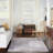 Machine Washable Oriental Blue/Red Area Rug-880018757