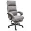 Chenille Office Chair with Headrest-894480441