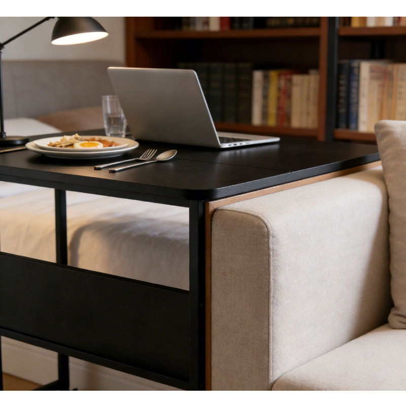 Bureau d'ordinateur pliable 31,5 po - Bureau d'écriture pliable compact pour petits espaces