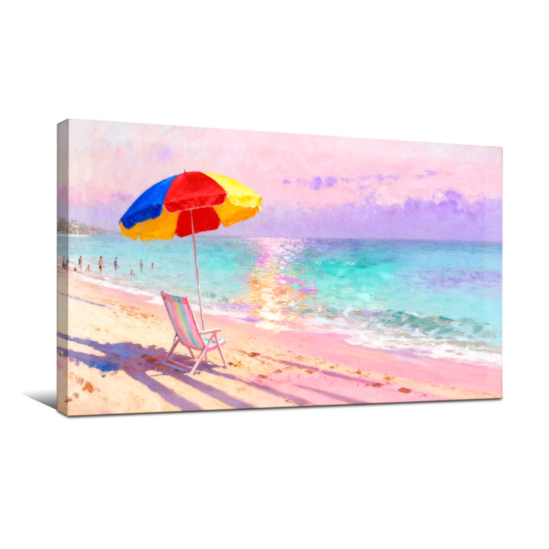 Chaise de parasol de plage Nautical & Beach, H 28 po x l 58 po
