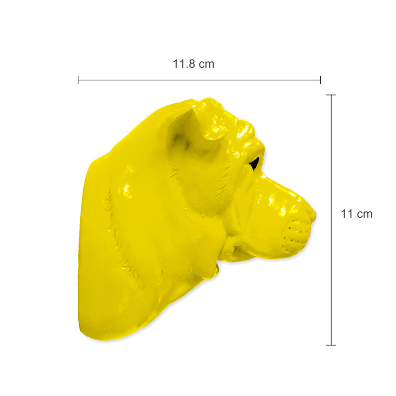 Swenson Plastic Wall Wall Hook, Yellow