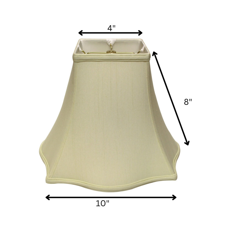 Abat-jour cloche en soie / shantung 8 po (araignée), Oeuf