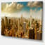 «Midtown and Downtown Manhattan», reproduction de photo sur toile tendue-19242097