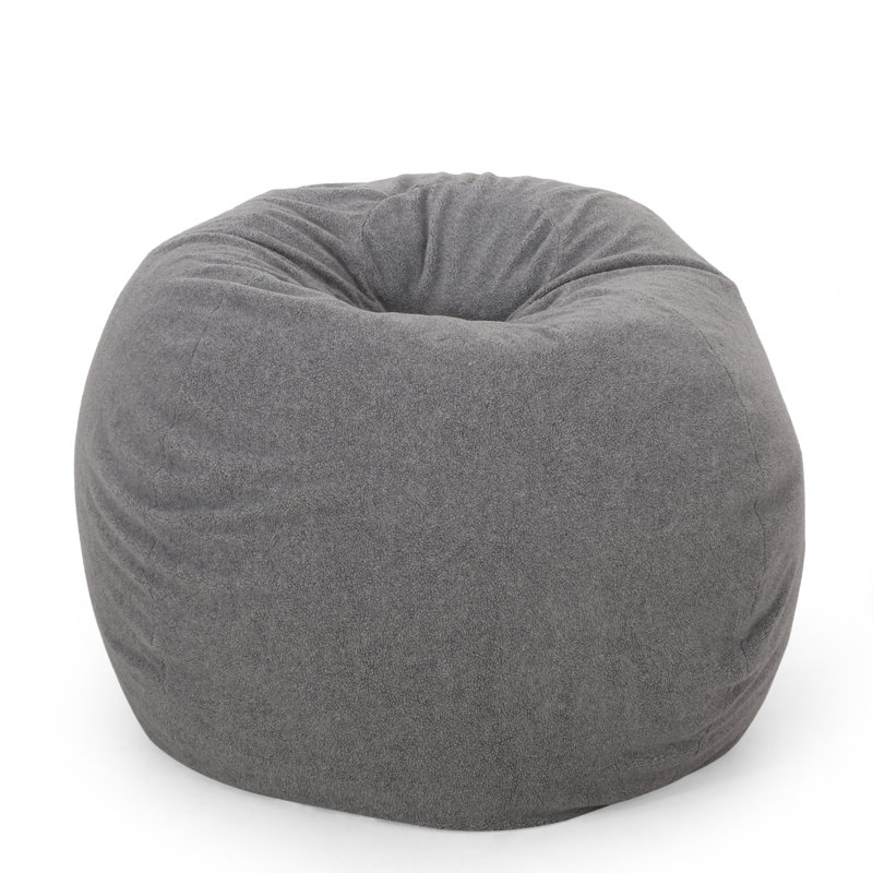 Newalla Polyester Classic Bean Bag, Gray Polyester