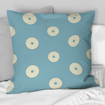 Poka Dot Delight - Glam Throw Pillow