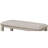 Counter Height Dining Bench In Tan/Brown, Upholstered Seat With Footrest, Solid Wood Base Transitional Grey, And Wooden Construction For