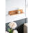 Burl Wood Floating Wall Shelf, Brown-1230563543
