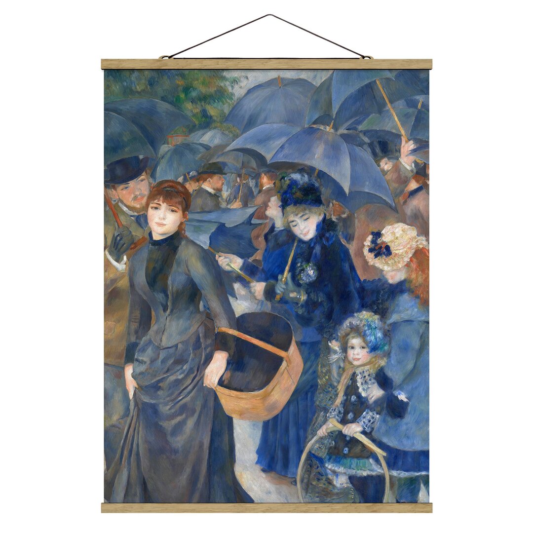 Stoffbild Die Regenschirme von Auguste Renoir