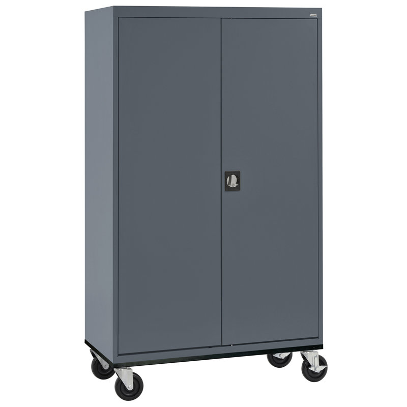 Armoire de rangement à 5 tablettes Transpot, Gris anthracite