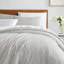 Microfibre 200 TC Plain Reversible Plain Weave Modern & Contemporary Duvet Cover Set-1789694299-1789694303