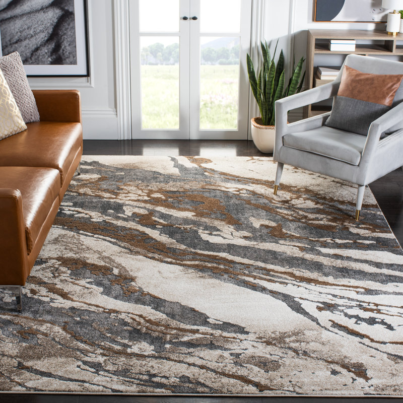 Abstract Area Rug, Rectangle 235 x 305cm