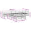 404cm Wide Patio Sectional Set