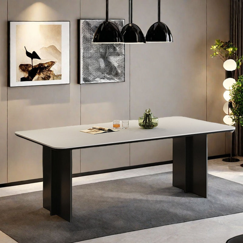 Table de salle à manger Modern, H 29,5 po x L 70,9 po x l 35,4 po