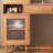 Ismar Makeup Vanity,Retractable Dressing Table with Drawers and Cabinet-144832160