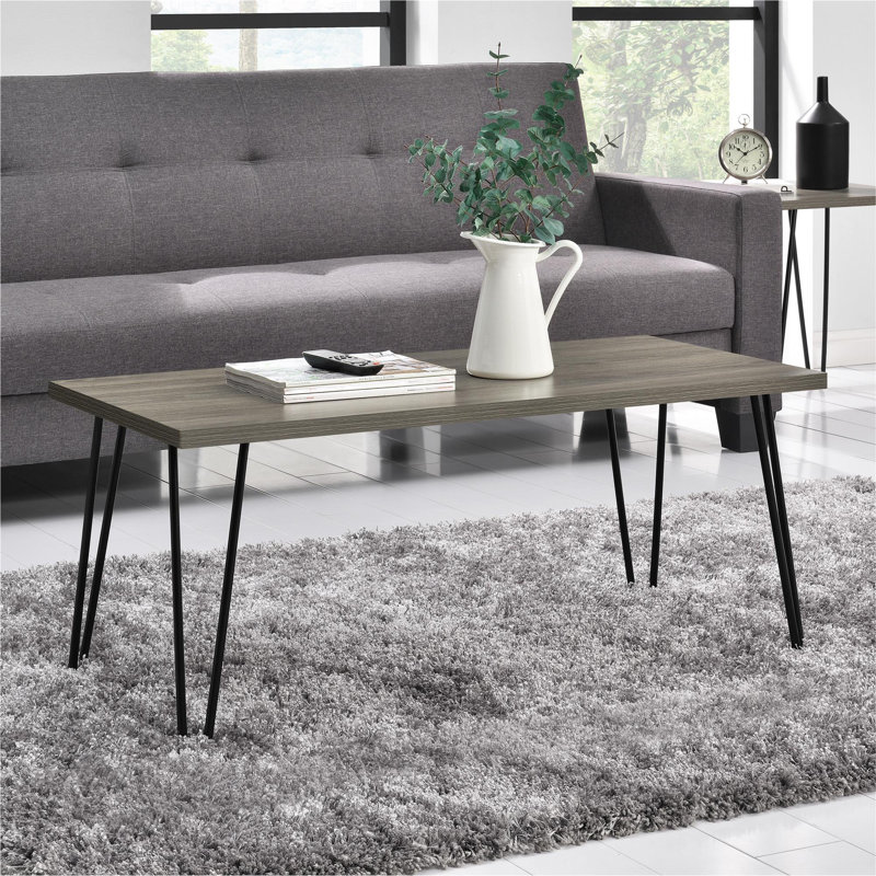 Four Leg Coffee Table, Rustic Oak