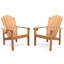 Ensemble de 2 chaises Adirondack empilables en PEHD avec porte-gobelets, chaises d'extérieur toutes saisons Dareona-1074399241-1090162035