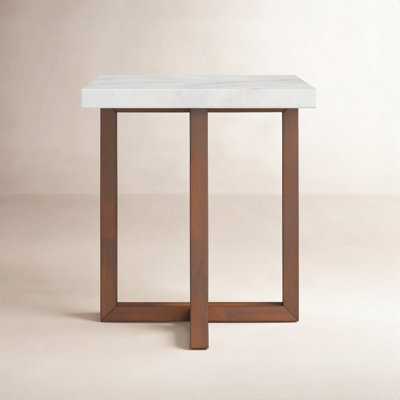 Phang 22" Genuine Marble End Table