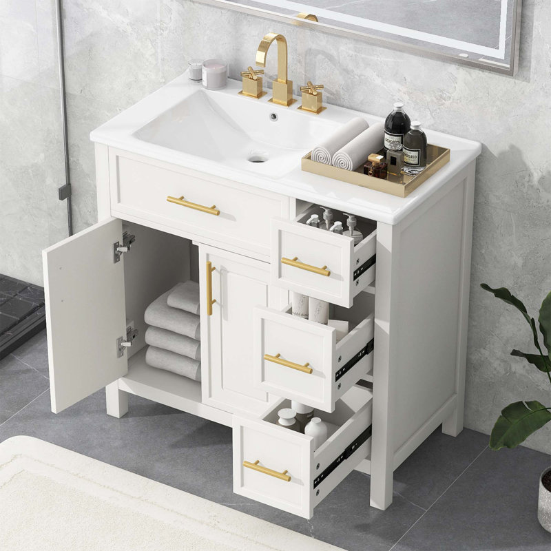 Rangement pour salle de bain Fedosia