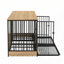 Meuble double XL avec cage pour chien